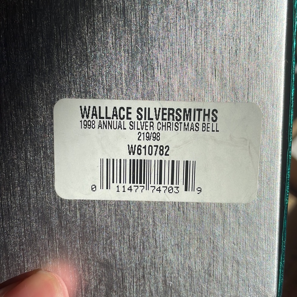 Wallace Limited Addition Christmas Bell Ornament